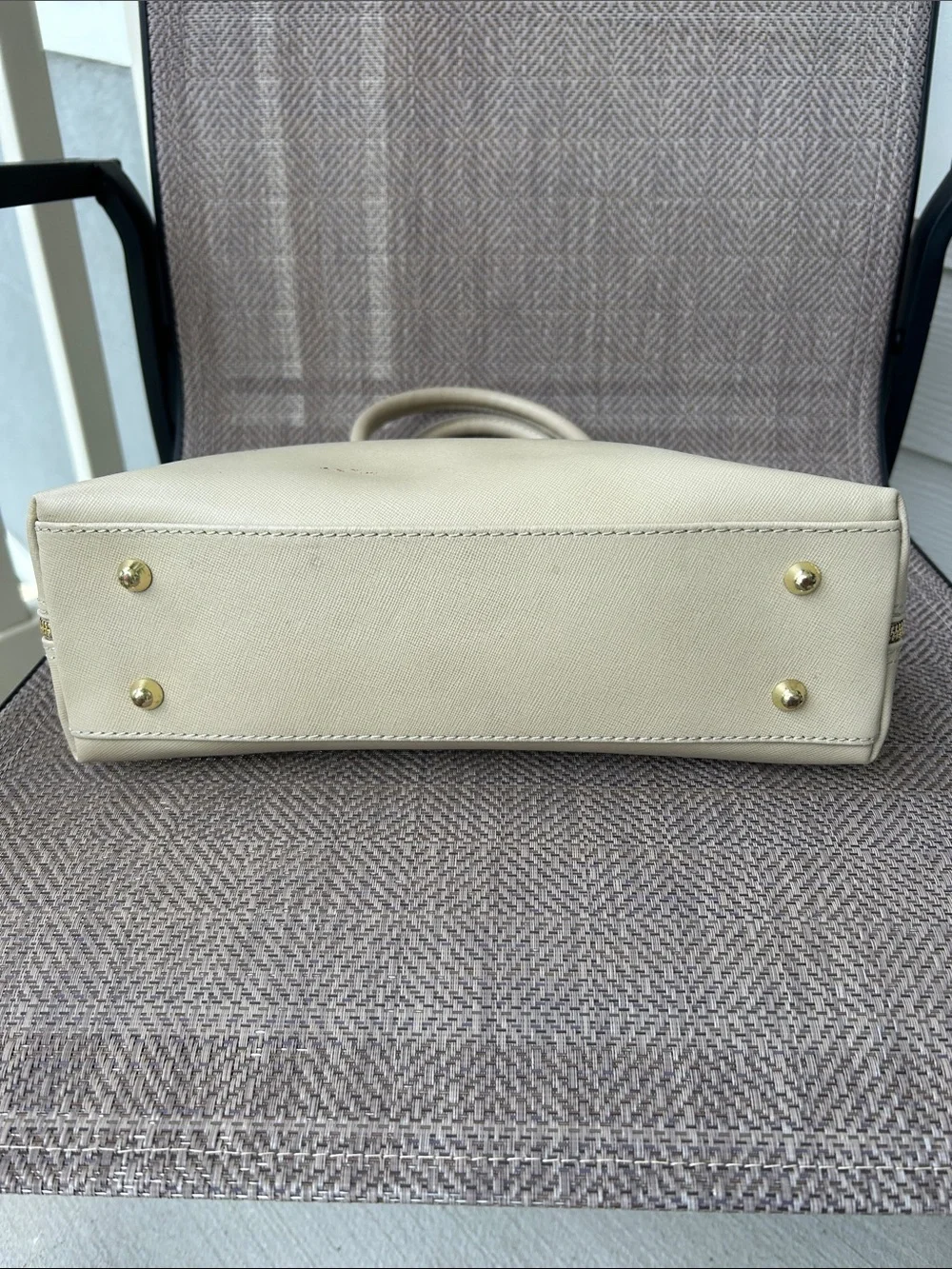 Borse in PELLE Cream Leather Top-Handle Women’s Leather bag. Made in Italy.